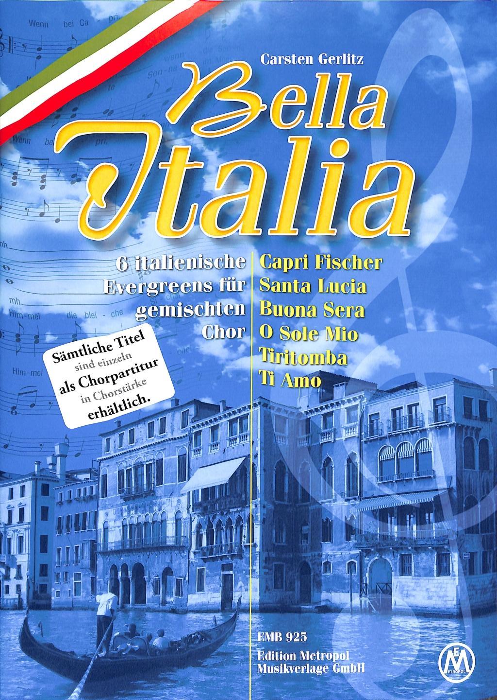 Cover: 9795016392508 | Bella Italia | Carsten Gerlitz | Taschenbuch | Klavierauszug | Deutsch