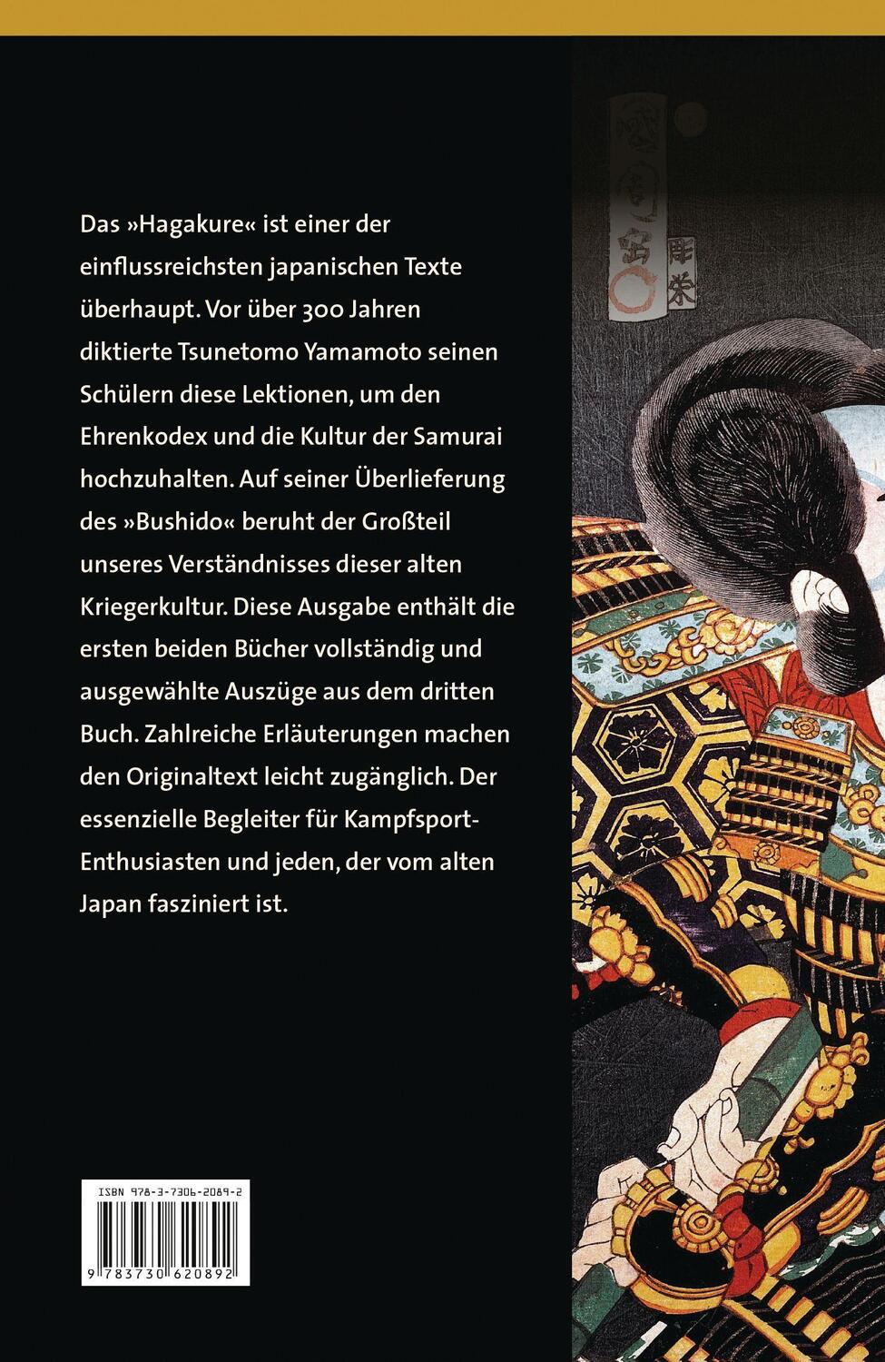 Bild: 9783730620892 | Hagakure - Das geheime Wissen der Samurai | Tsunetomo Yamamoto | Buch