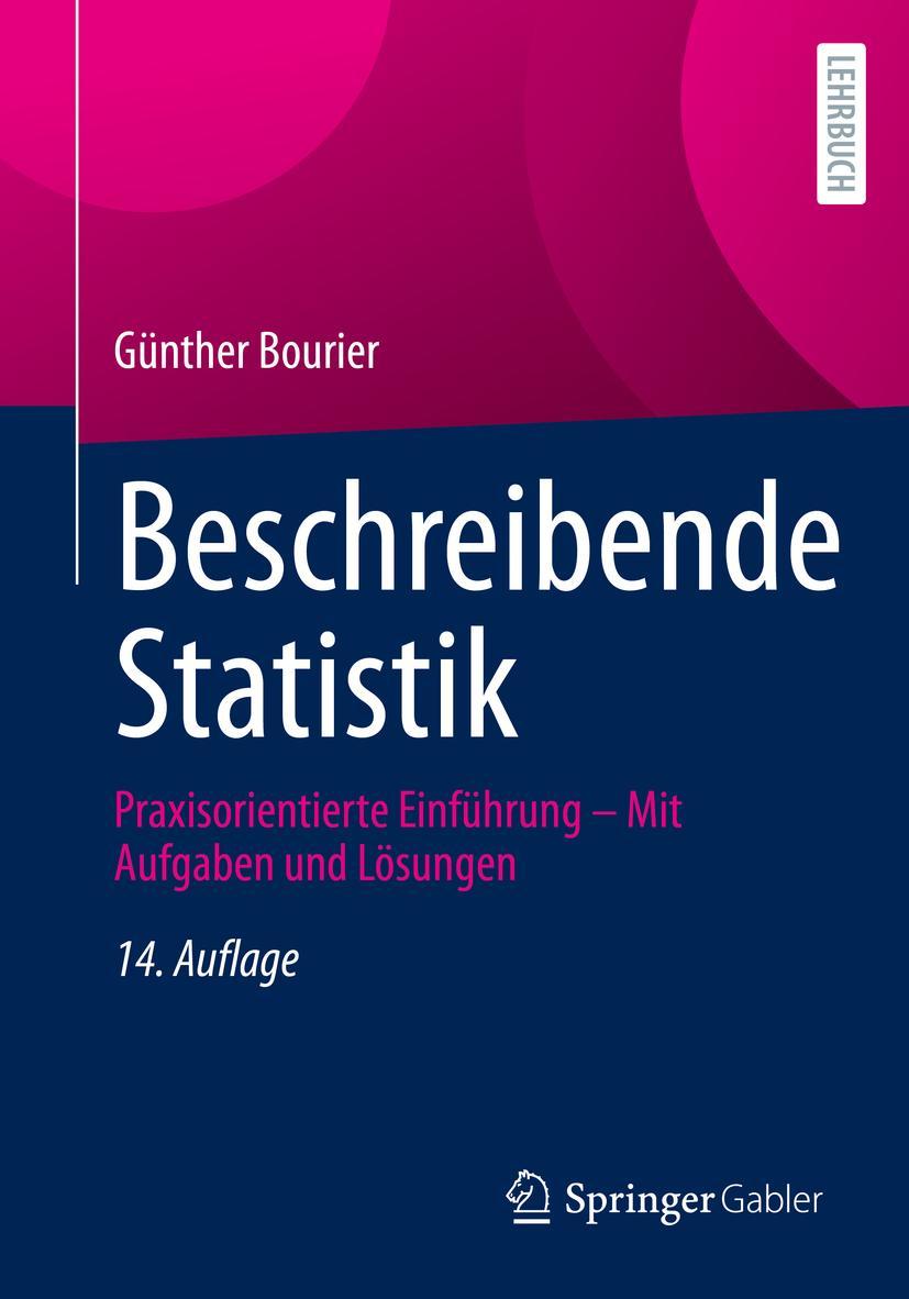 Cover: 9783658370206 | Beschreibende Statistik | Günther Bourier | Taschenbuch | XI | Deutsch