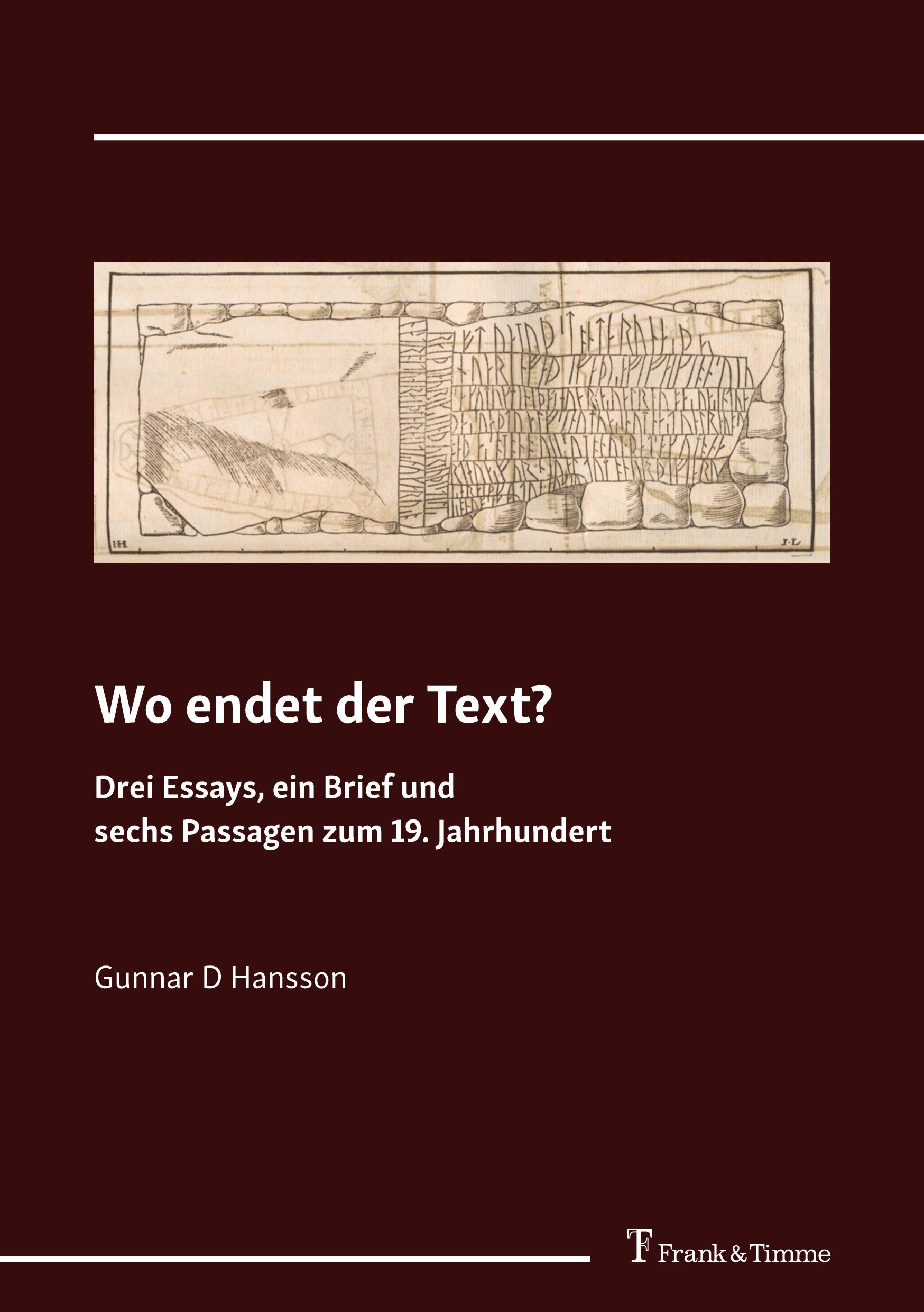 Cover: 9783732910595 | Wo endet der Text? | Gunnar D Hansson | Taschenbuch | 164 S. | Deutsch