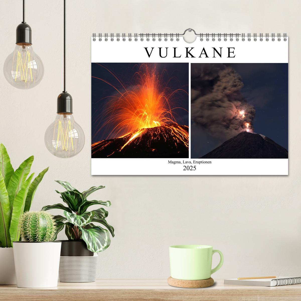 Bild: 9783435436330 | Vulkane - Magma, Lava, Eruptionen (Wandkalender 2025 DIN A4 quer),...