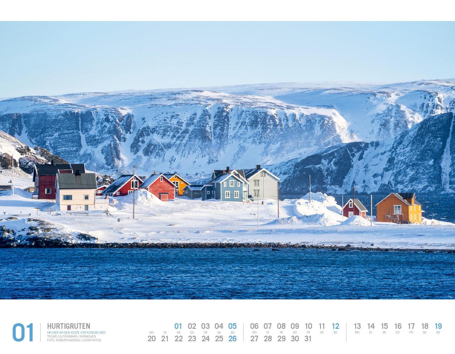 Bild: 9783838425443 | Hurtigruten - Unterwegs zwischen Bergen und Kirkenes Kalender 2025