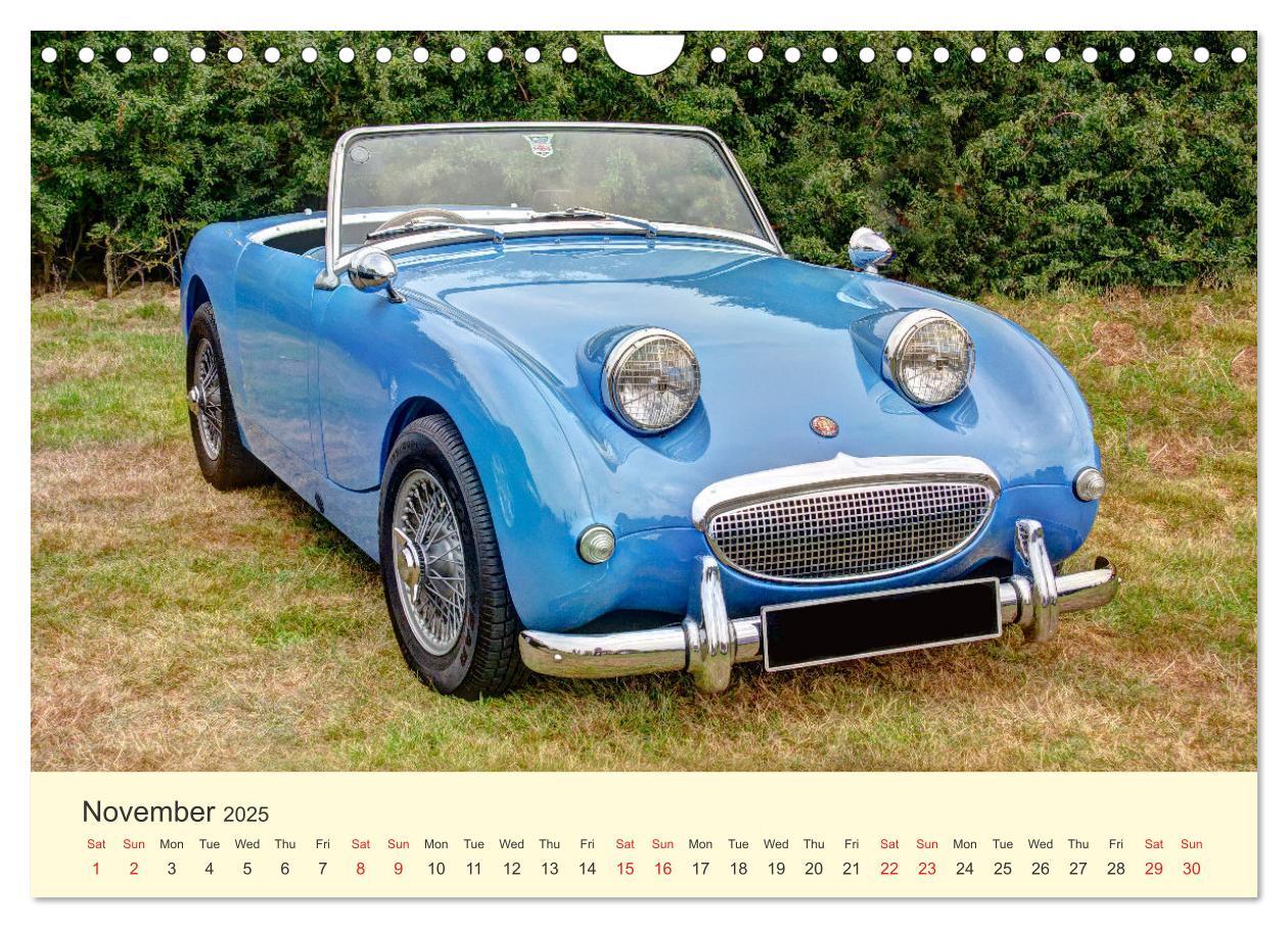 Bild: 9781325937387 | Iconic British Cars (Wall Calendar 2025 DIN A4 landscape), CALVENDO...