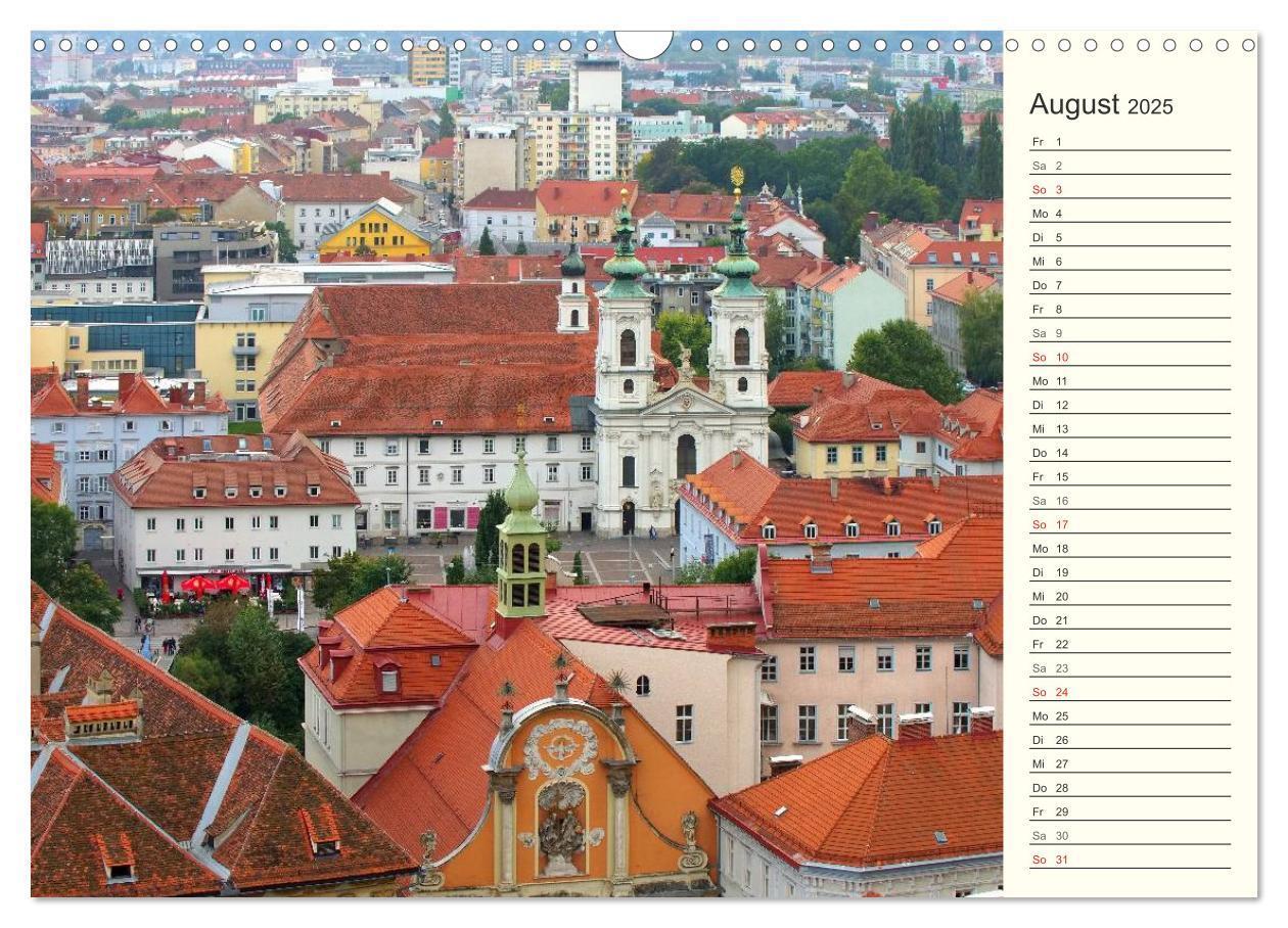 Bild: 9783435524471 | Graz - Metropole der Steiermark (Wandkalender 2025 DIN A3 quer),...