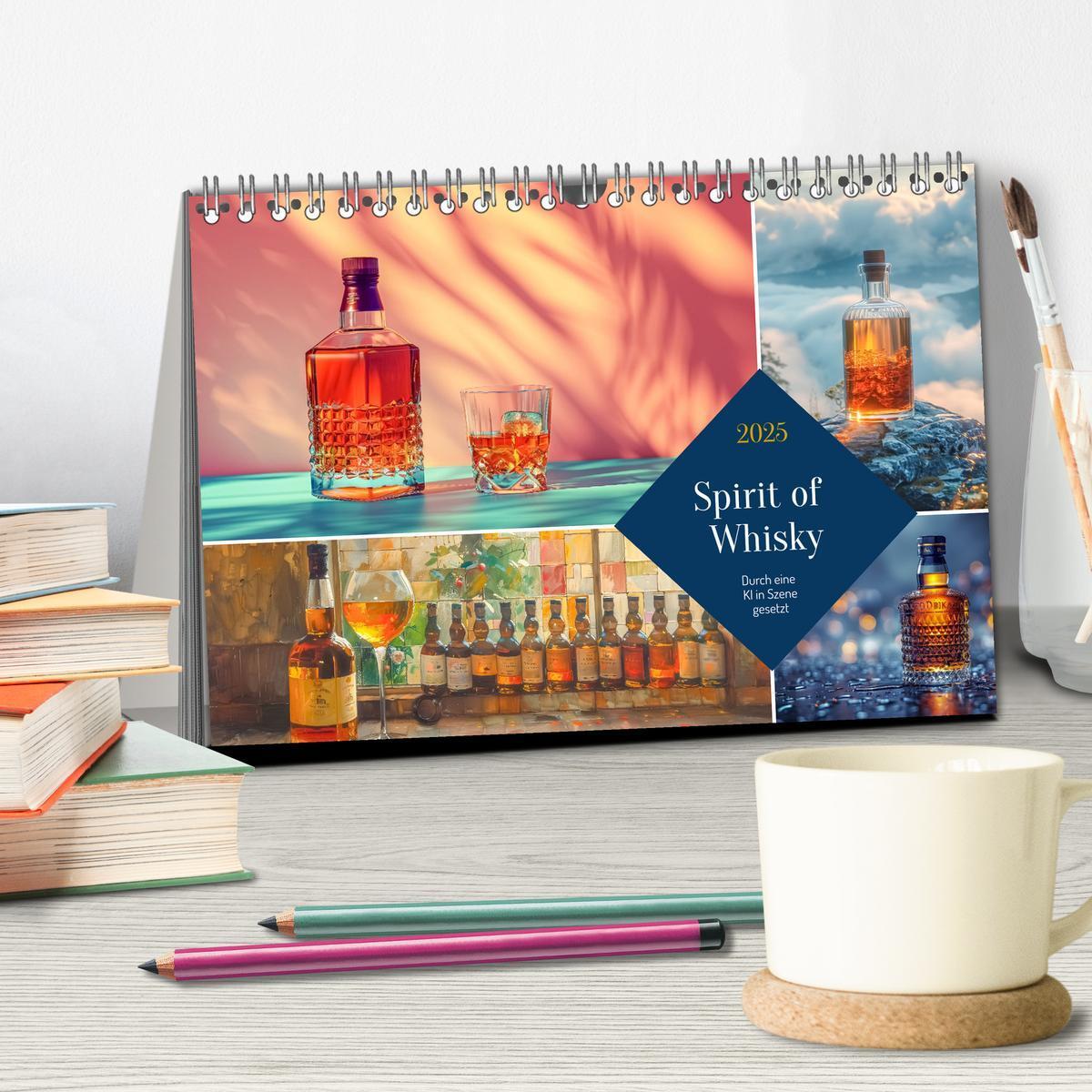 Bild: 9783457135983 | Spirit of Whisky (Tischkalender 2025 DIN A5 quer), CALVENDO...