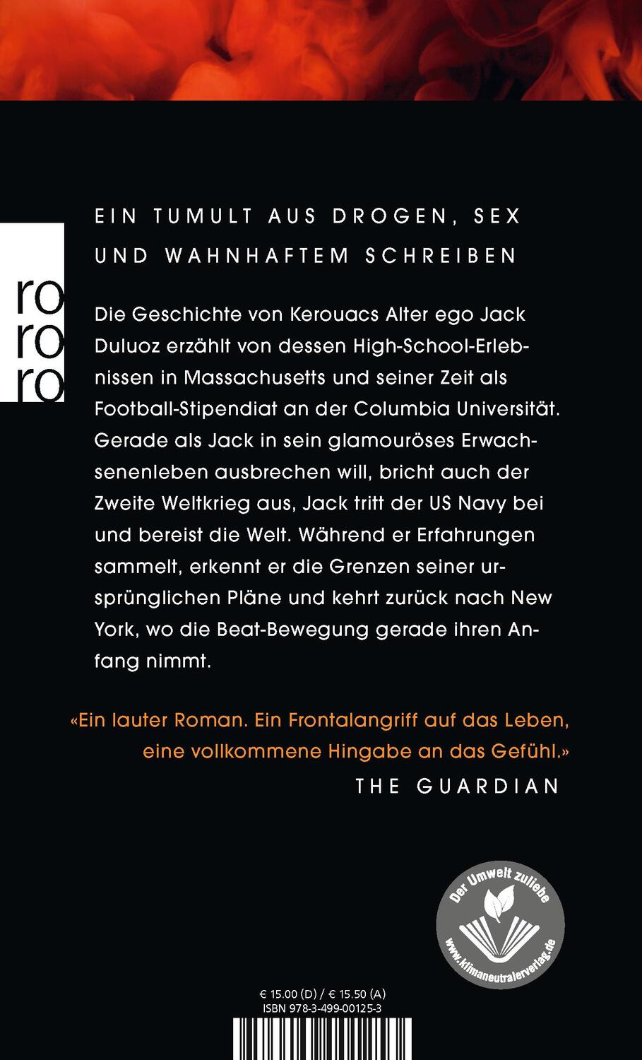 Rückseite: 9783499001253 | Die Verblendung des Duluoz | Eine abenteuerliche Erziehung 1935 - 1946