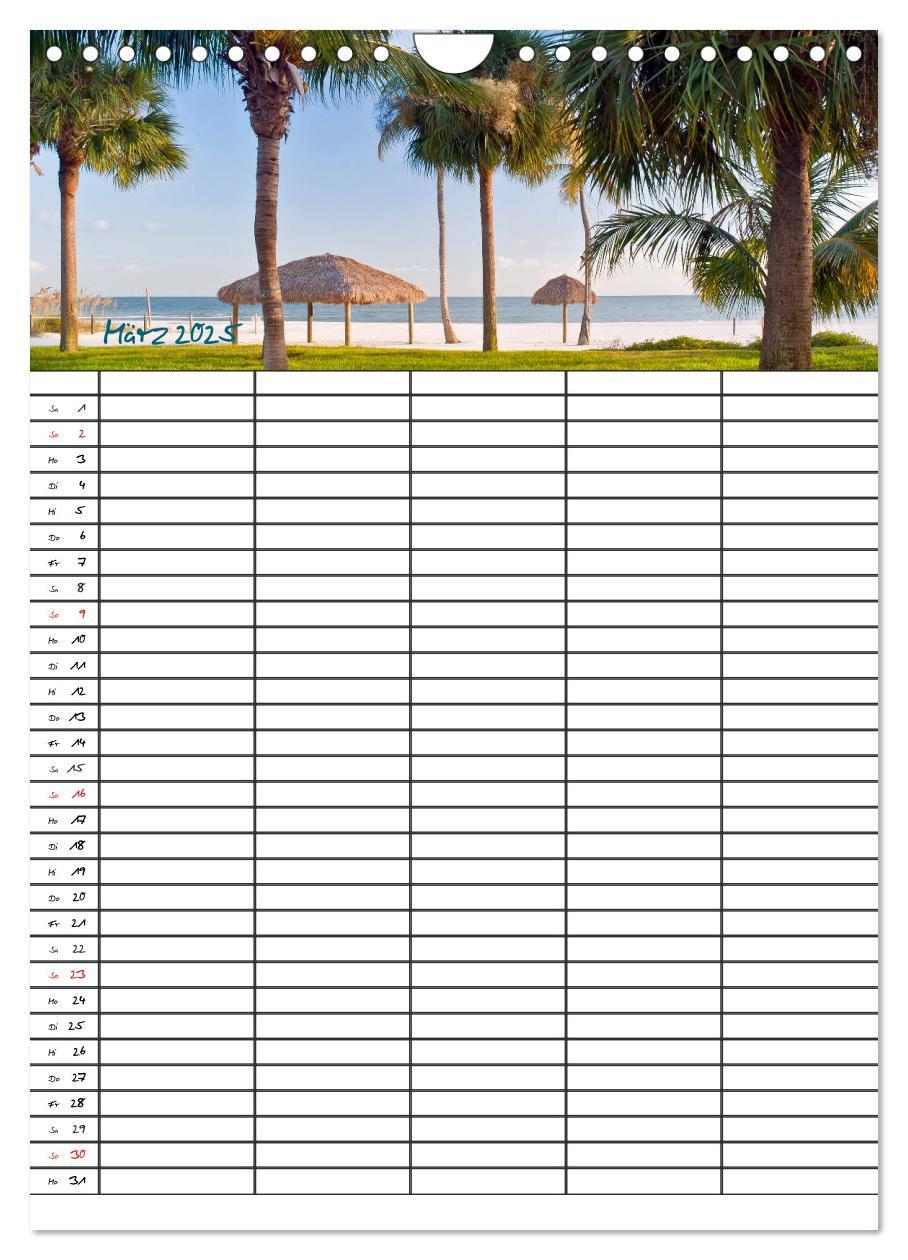 Bild: 9783457027301 | Idyllisches Florida / Familienplaner (Wandkalender 2025 DIN A4...