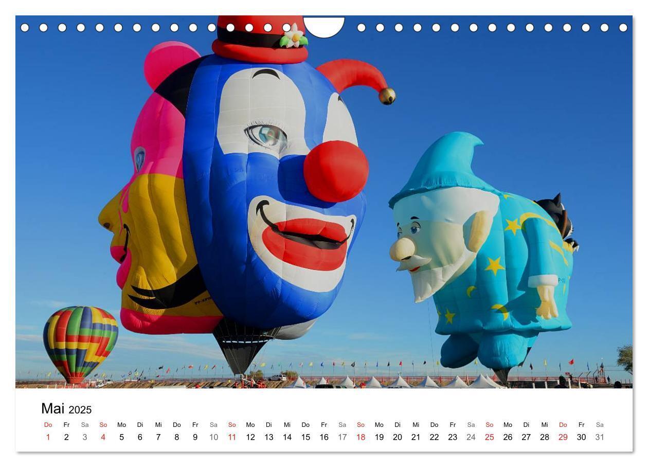 Bild: 9783435468782 | Balloon Fiesta New Mexico (Wandkalender 2025 DIN A4 quer), CALVENDO...