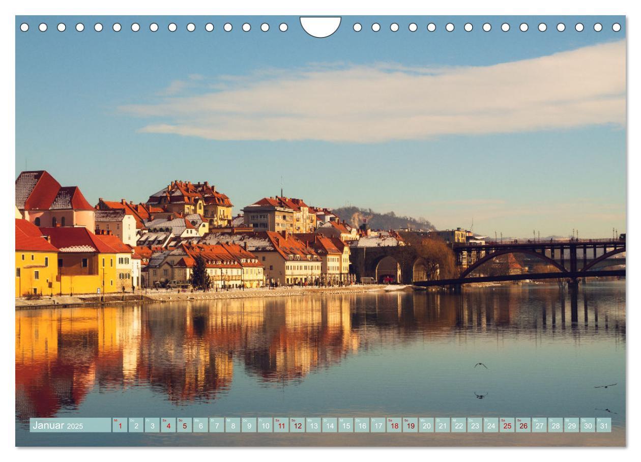 Bild: 9783457128725 | Maribor - Entspannde Stadt am Ufer der Drau (Wandkalender 2025 DIN...