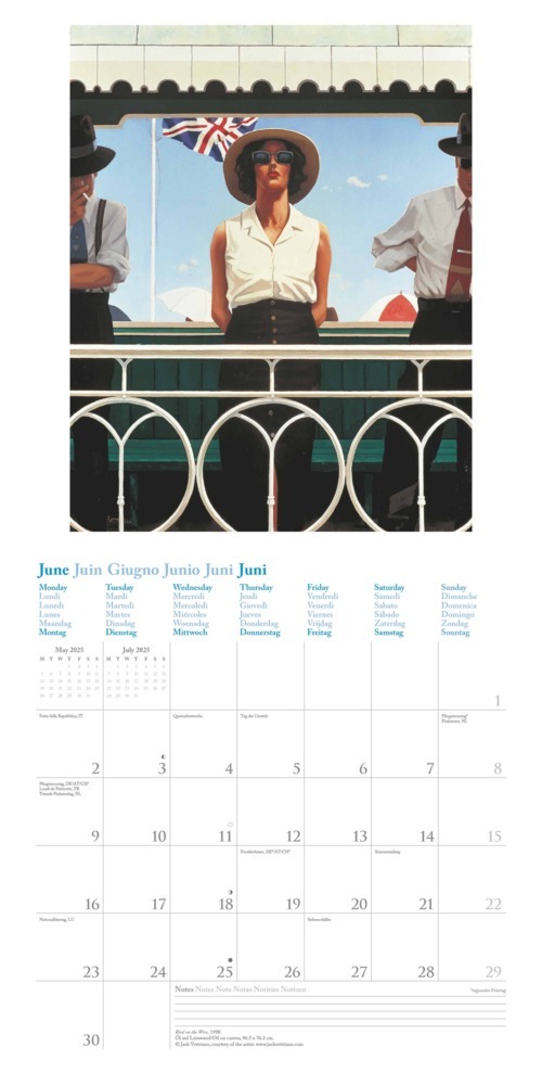 Bild: 4002725994066 | Jack Vettriano 2025 - Wand-Kalender - Broschüren-Kalender - 30x30 -...