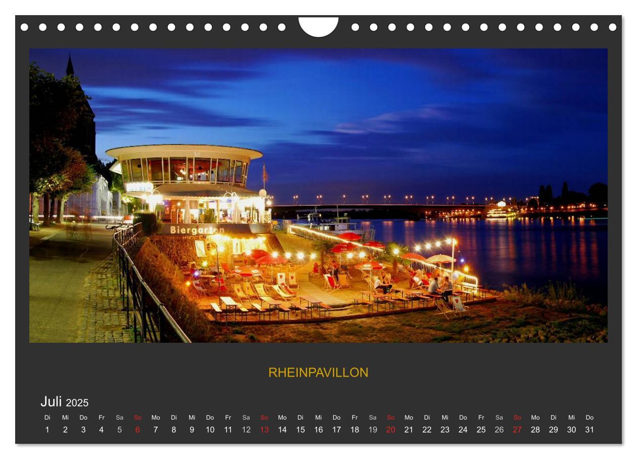 Bild: 9783435830022 | BONNER NACHTFARBEN (Wandkalender 2025 DIN A4 quer), CALVENDO...