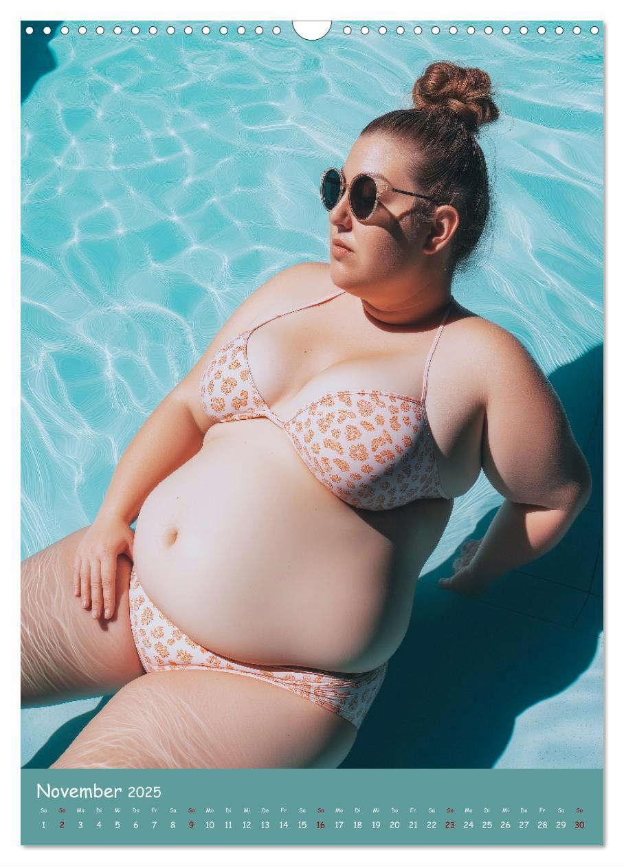 Bild: 9783457217528 | Curvy Pin-up Girls - Verführerische Rundungen am Pool (Wandkalender...