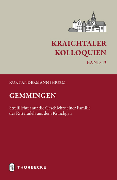 Cover: 9783799592833 | Gemmingen | Kurt Andermann (u. a.) | Buch | 392 S. | Deutsch | 2022