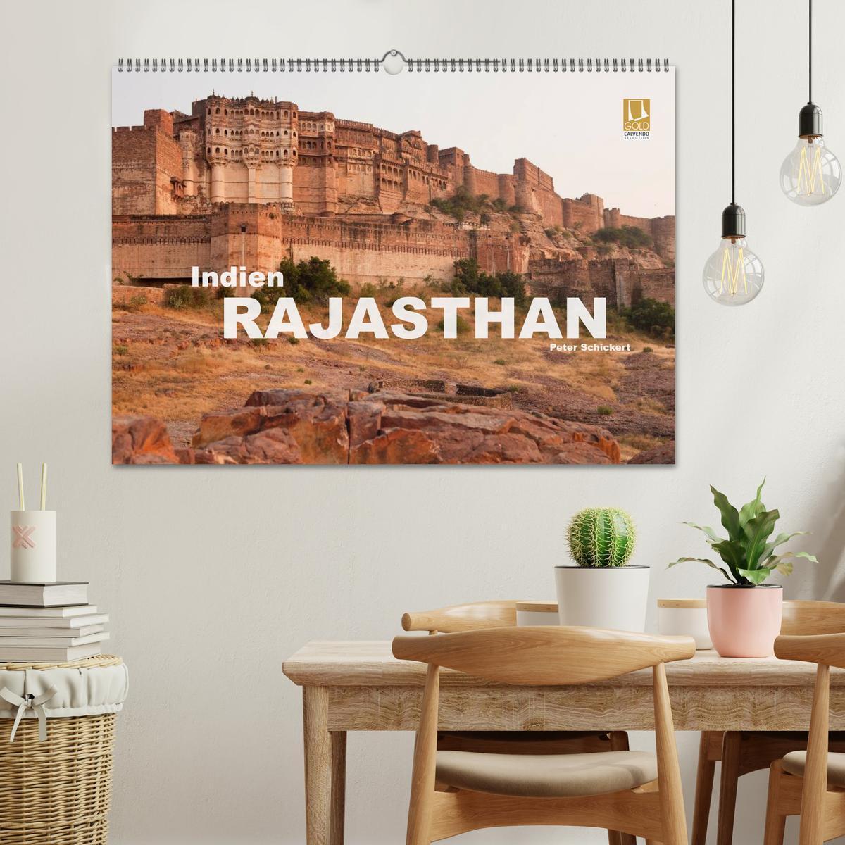 Bild: 9783435626922 | Indien - Rajasthan (Wandkalender 2025 DIN A2 quer), CALVENDO...