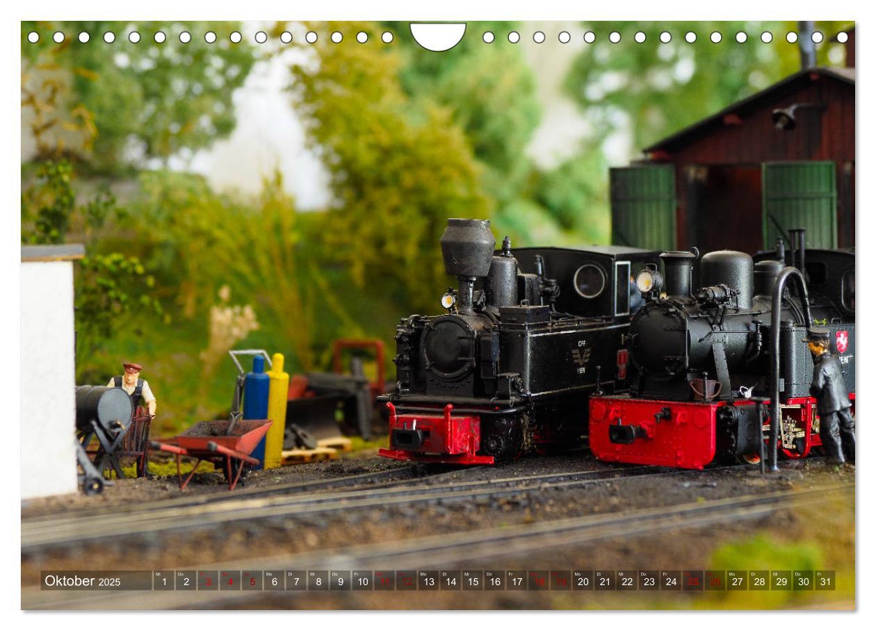 Bild: 9783435330133 | Kleine Waldbahn-Welt - Modellbahn in Spur 0 (Wandkalender 2025 DIN...