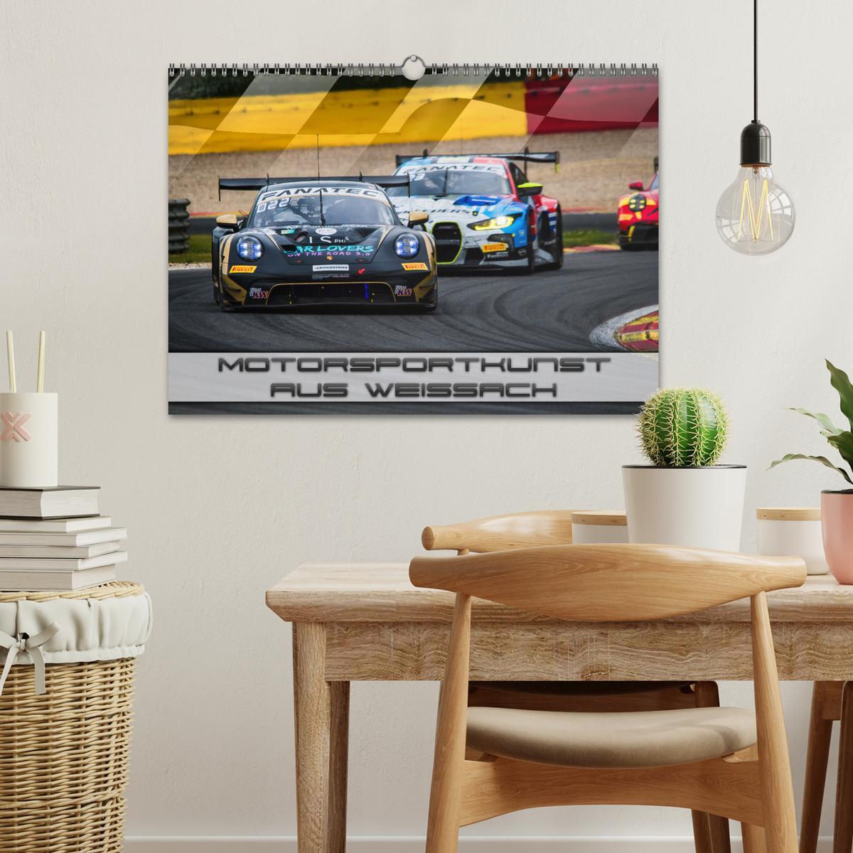 Bild: 9783457221624 | Motorsportkunst aus Weissach (Wandkalender 2025 DIN A3 quer),...