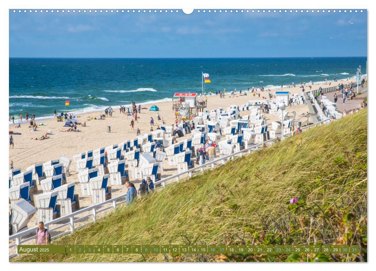 Bild: 9783457214114 | Sylt süchtig (Wandkalender 2025 DIN A2 quer), CALVENDO Monatskalender