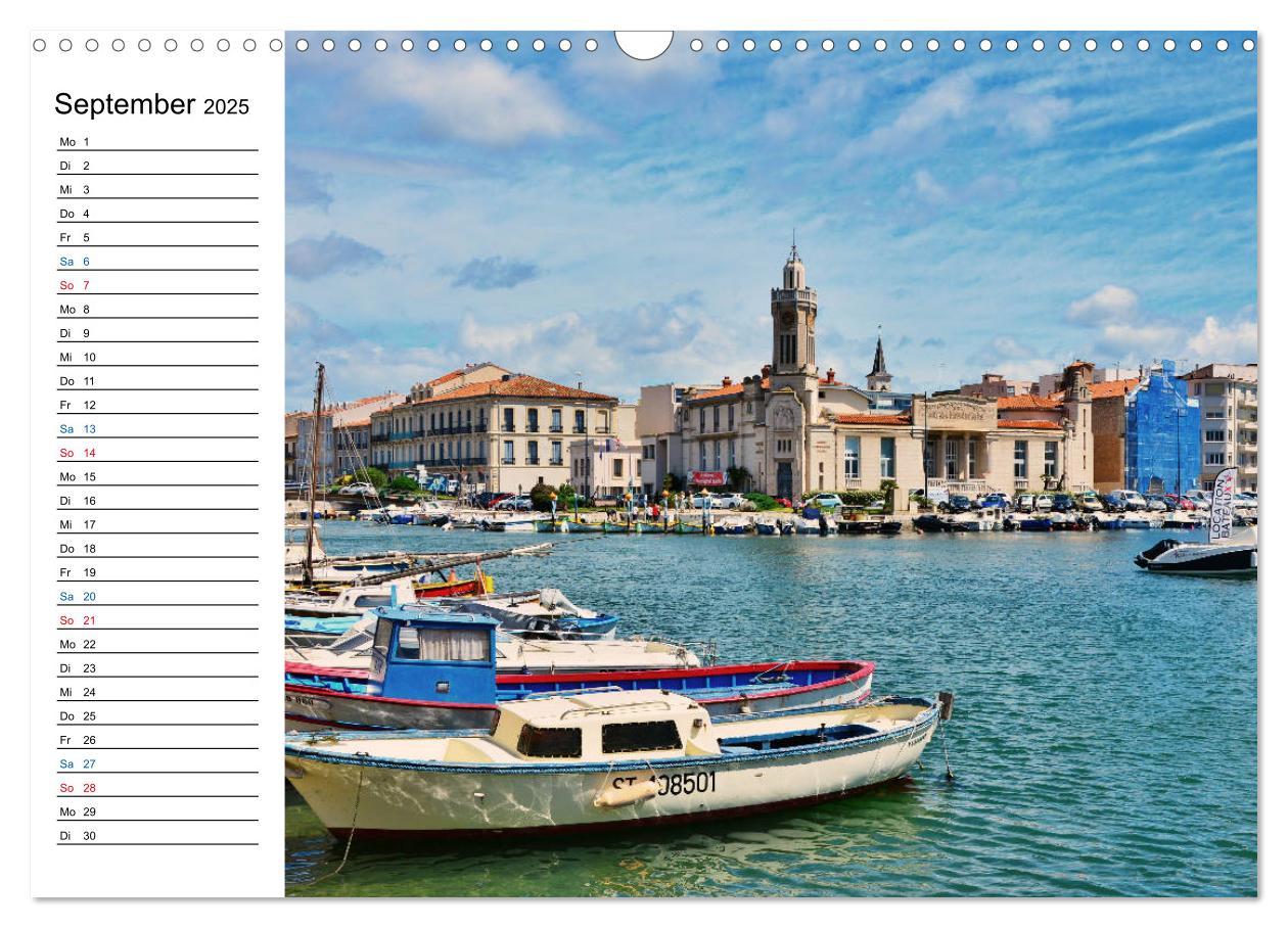 Bild: 9783435445325 | Sète - Das Venedig des Languedoc (Wandkalender 2025 DIN A3 quer),...