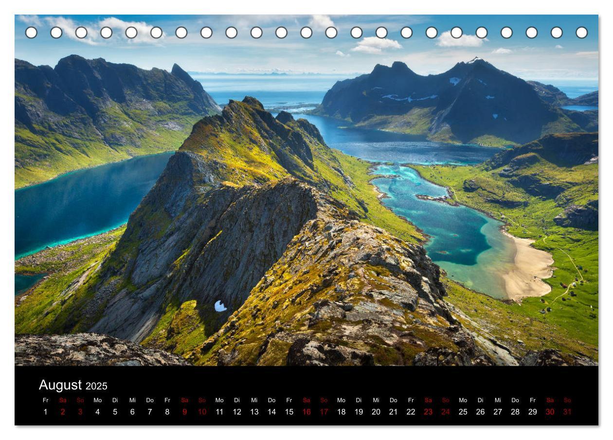 Bild: 9783435396795 | Lofoten - Inseln im Nordmeer (Tischkalender 2025 DIN A5 quer),...