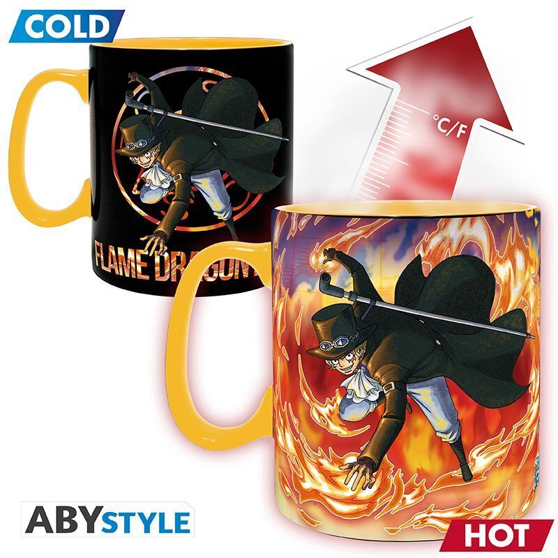 Bild: 3665361139768 | ONE PIECE-Mug Heat Change-Luffy &amp; Sabo | Stück | In Karton | Deutsch