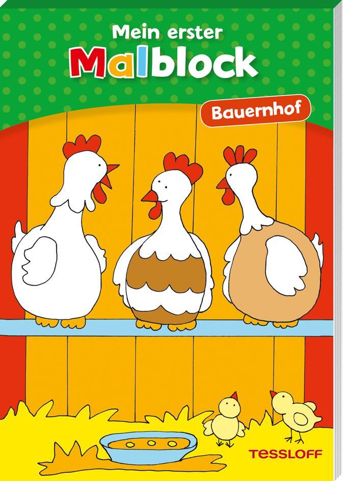 Cover: 9783788640699 | Erster Malblock. Bauernhof | Malen für Kinder ab 4 Jahren | Verlag