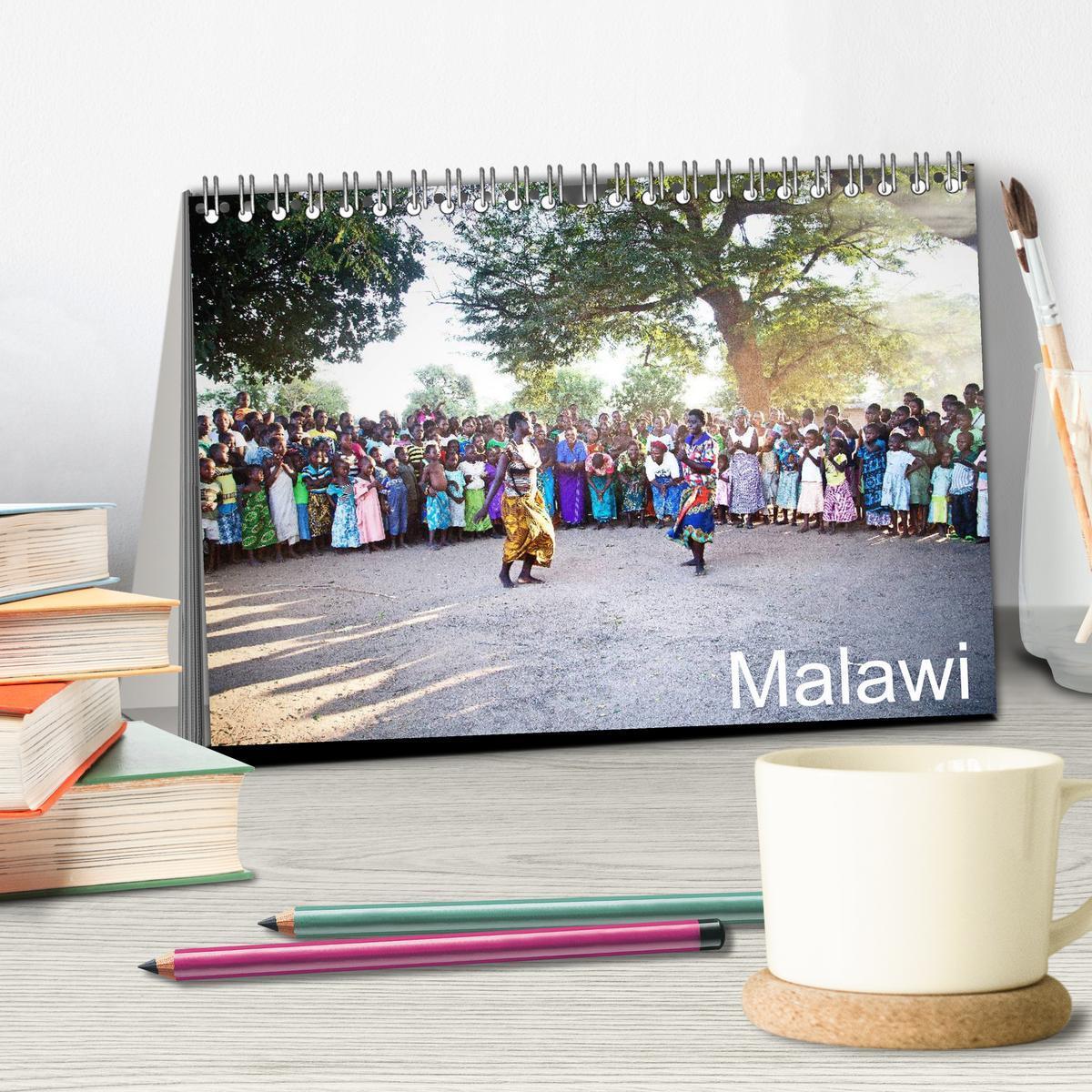 Bild: 9783435654864 | Malawi (Tischkalender 2025 DIN A5 quer), CALVENDO Monatskalender