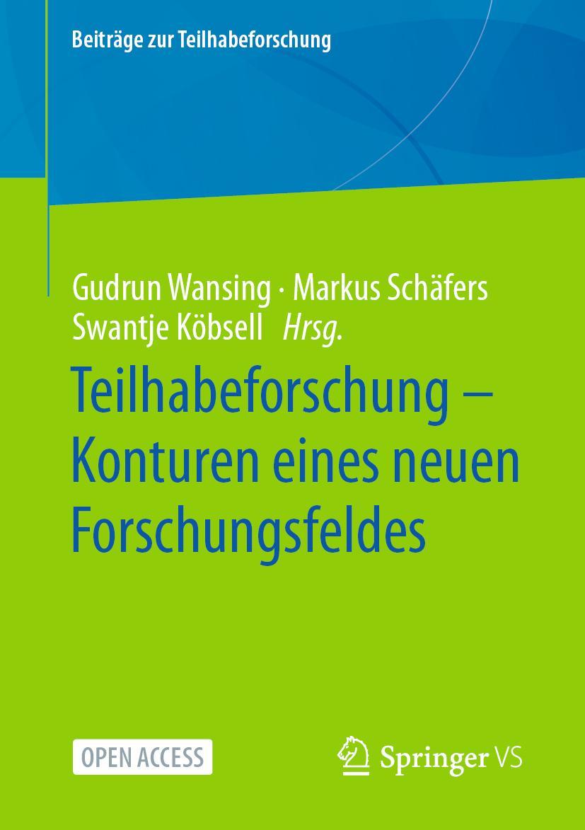 Cover: 9783658383046 | Teilhabeforschung - Konturen eines neuen Forschungsfeldes | Buch | x