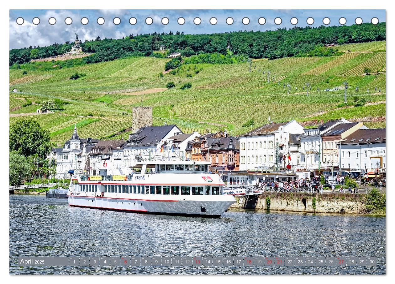 Bild: 9783435462438 | Rüdesheim - Rhein, Riesling, Romantik (Tischkalender 2025 DIN A5...