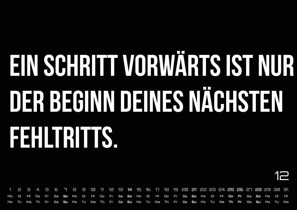 Bild: 9783986735302 | DEMOTIVATION 2025 - dein demotivierender Begleiter - Kalender DIN A3