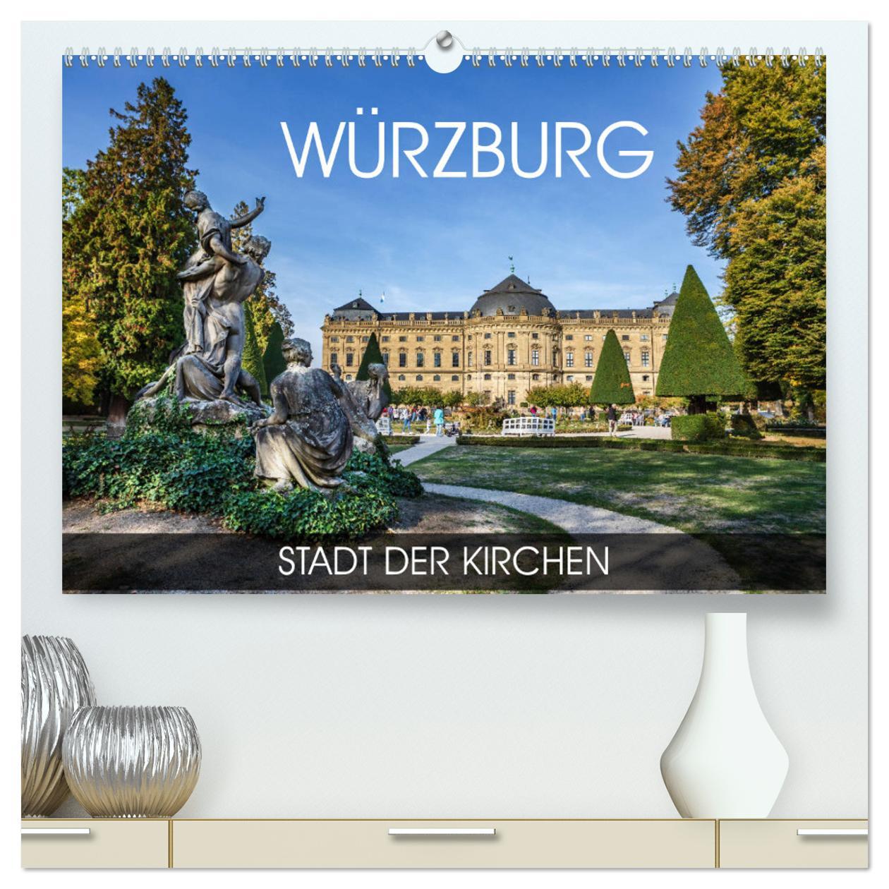 Cover: 9783435223855 | Würzburg - Stadt der Kirchen (hochwertiger Premium Wandkalender...