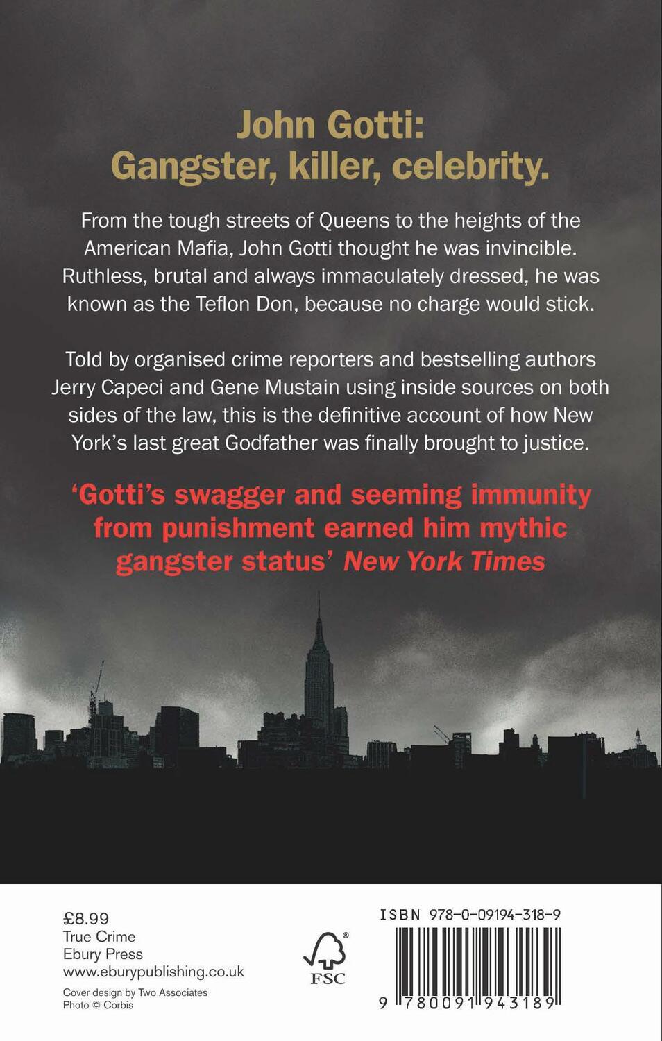 Rückseite: 9780091943189 | Gotti | The Rise and Fall | Gene Mustain (u. a.) | Taschenbuch | 2013