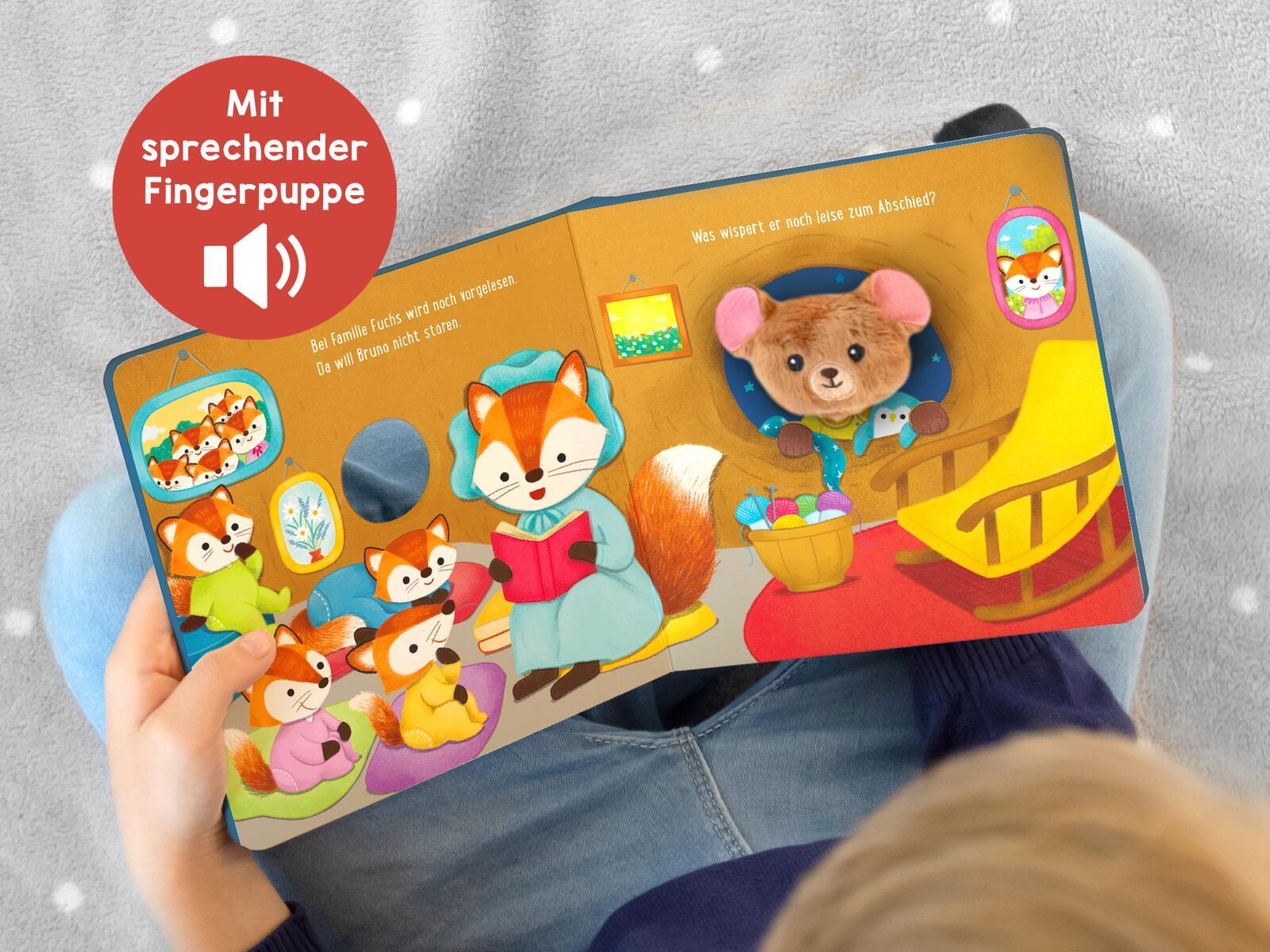 Bild: 9783845862231 | Meine sprechende Fingerpuppe: Was sagt der Bär? | Gute Nacht! | Motzko