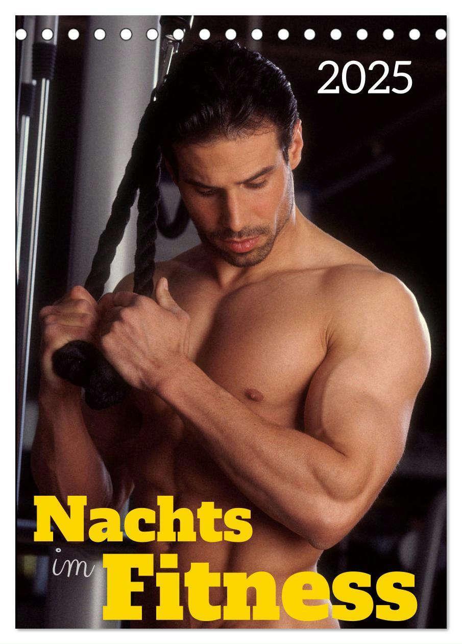 Cover: 9783435893775 | Nachts im Fitness (Tischkalender 2025 DIN A5 hoch), CALVENDO...