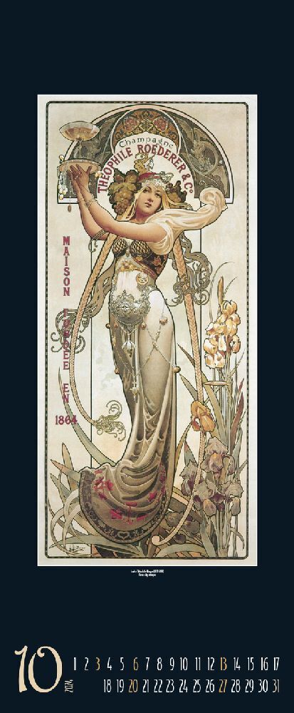 Bild: 9783731868408 | Art Nouveau 2024 | Korsch Verlag | Kalender | Spiralbindung | Deutsch