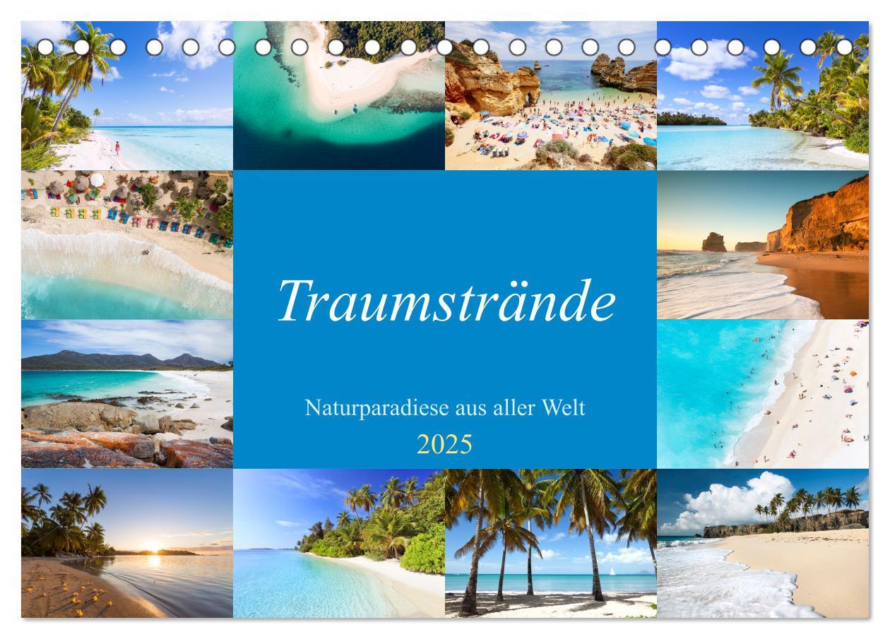 Cover: 9783383948626 | Traumstrände - Naturparadiese aus aller Welt (Tischkalender 2025...