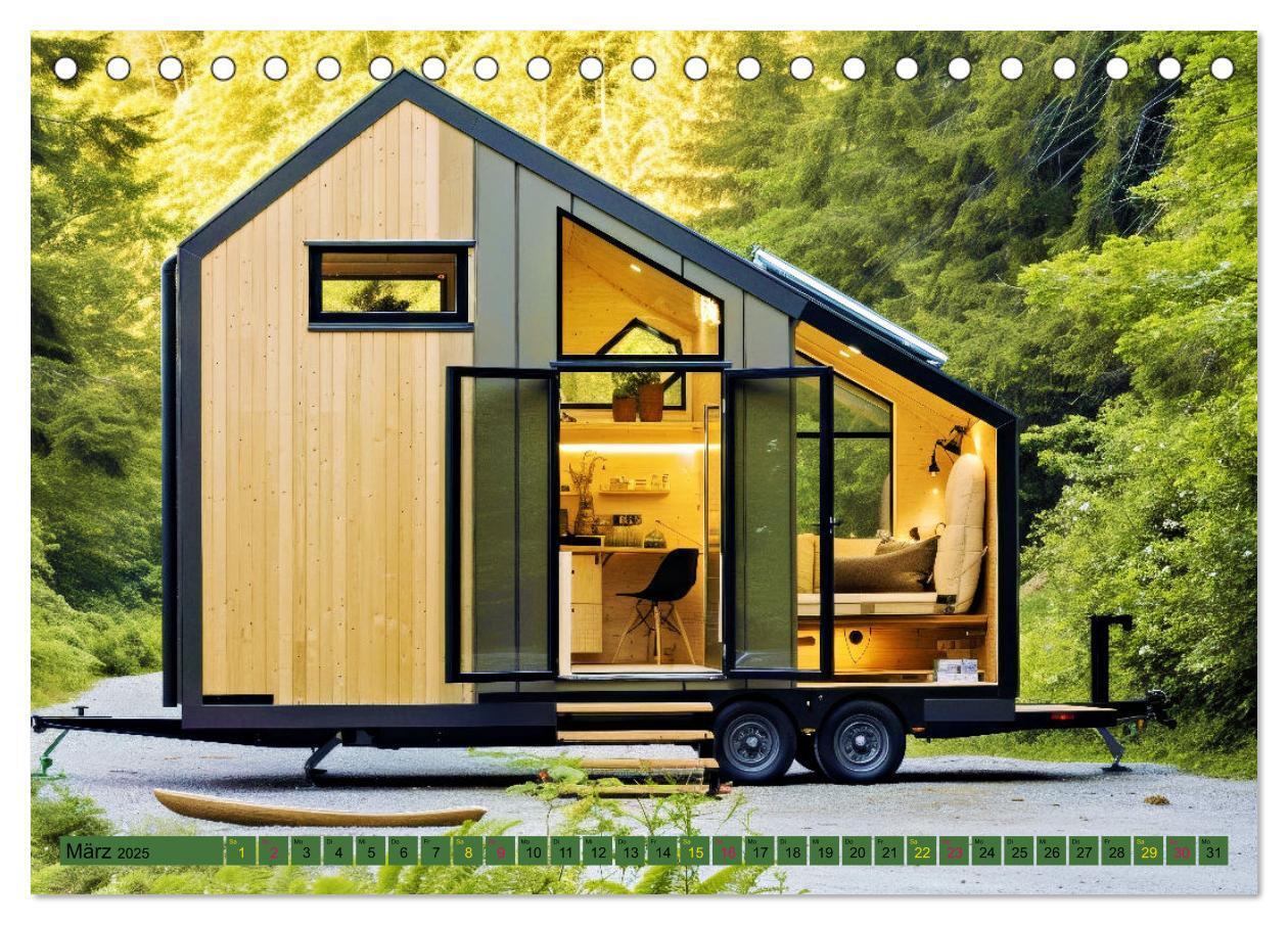 Bild: 9783383827457 | Tiny Houses - wohnen auf kleinstem Raum (Tischkalender 2025 DIN A5...