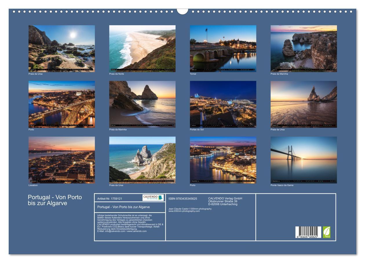 Bild: 9783435345625 | Portugal - Von Porto bis zur Algarve (Wandkalender 2025 DIN A2...