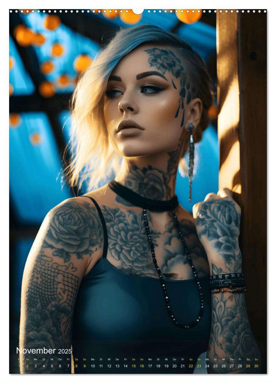 Bild: 9783435851850 | Tattoo Schönheiten - zwölf Monate, zwölf Frauen und jede Menge...