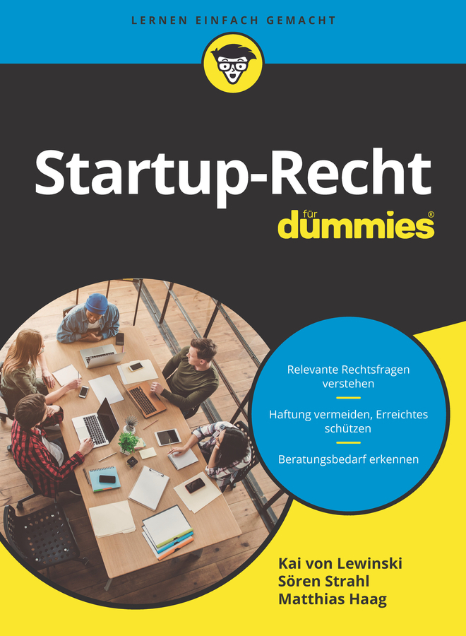 Cover: 9783527716715 | Startup-Recht für Dummies | Kai von Lewinski (u. a.) | Taschenbuch