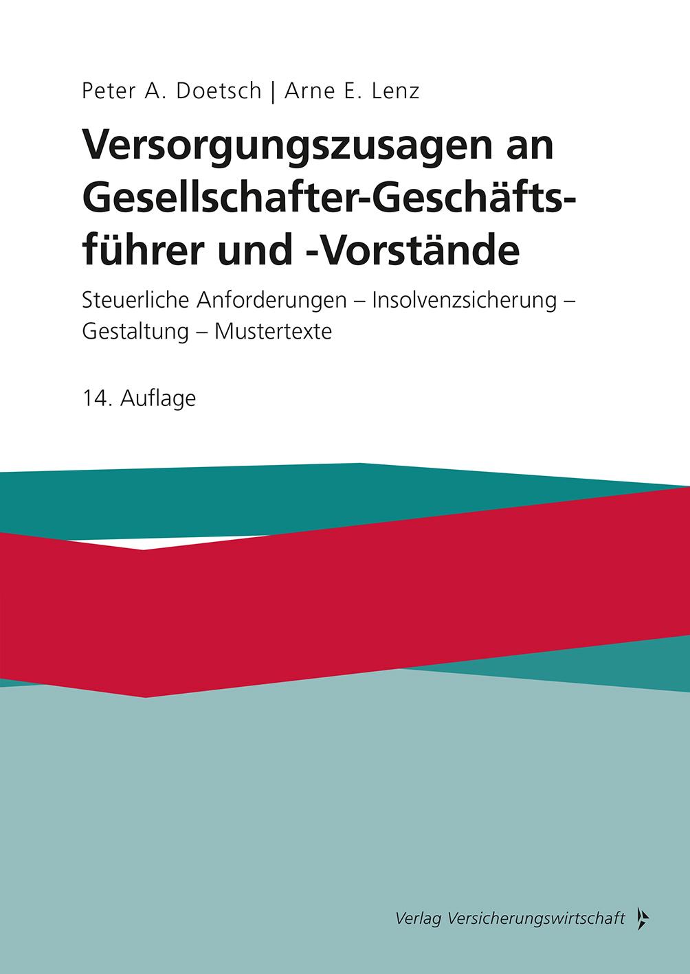 Cover: 9783963295317 | Versorgungszusagen an Gesellschafter-Geschäftsführer und -Vorstände