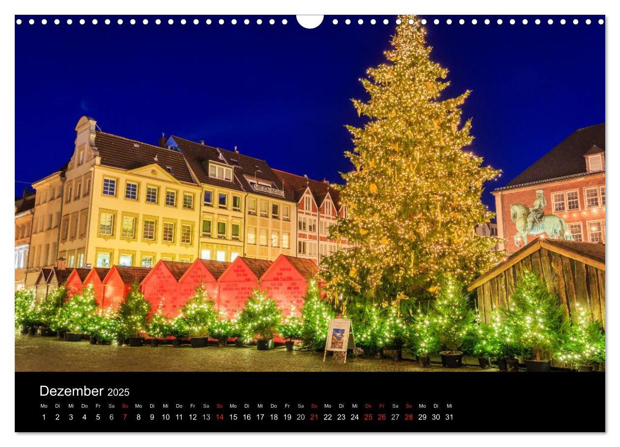 Bild: 9783435671205 | Düsseldorf bei Nacht (Wandkalender 2025 DIN A3 quer), CALVENDO...