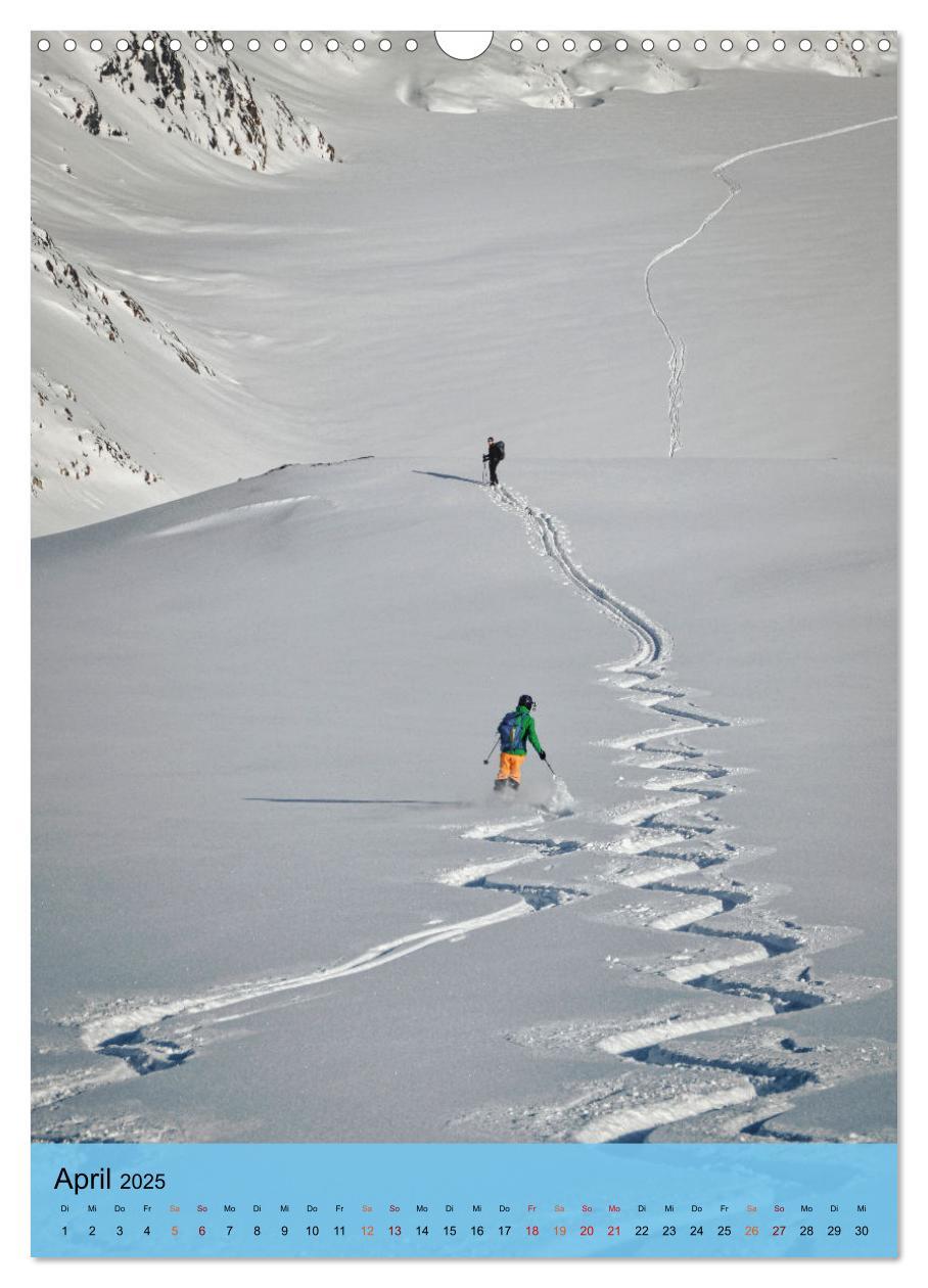 Bild: 9783435931637 | Endlich wieder Skifahren (Wandkalender 2025 DIN A3 hoch), CALVENDO...