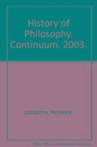 Cover: 9780826469489 | History of Philosophy | Frederick C. Copleston | Taschenbuch | 2003