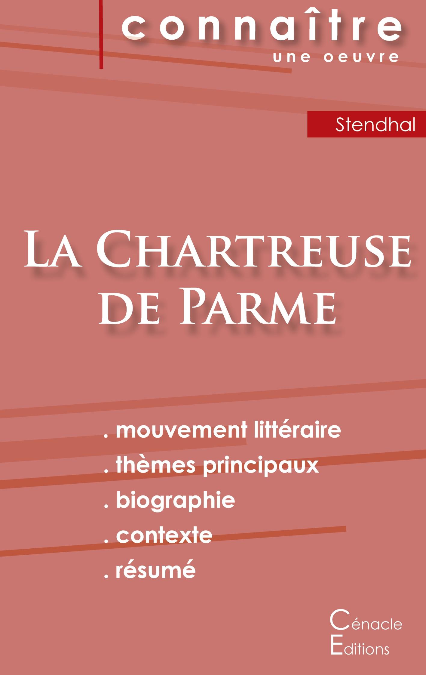 Cover: 9782367888101 | Fiche de lecture La Chartreuse de Parme de Stendhal (Analyse...