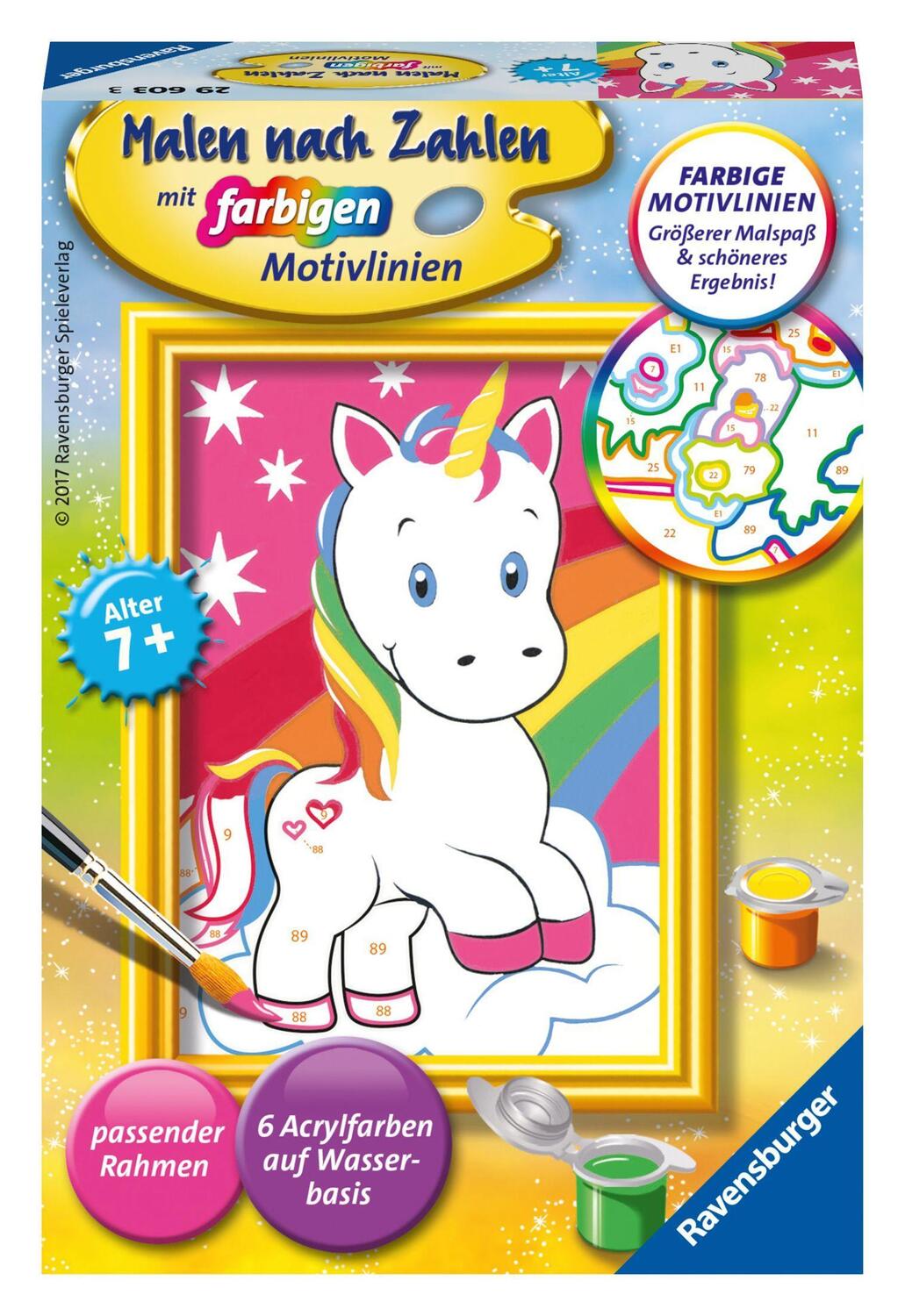 Cover: 4005556296033 | Süßes Einhorn. Malen nach Zahlen | Spiel | Deutsch | 2017