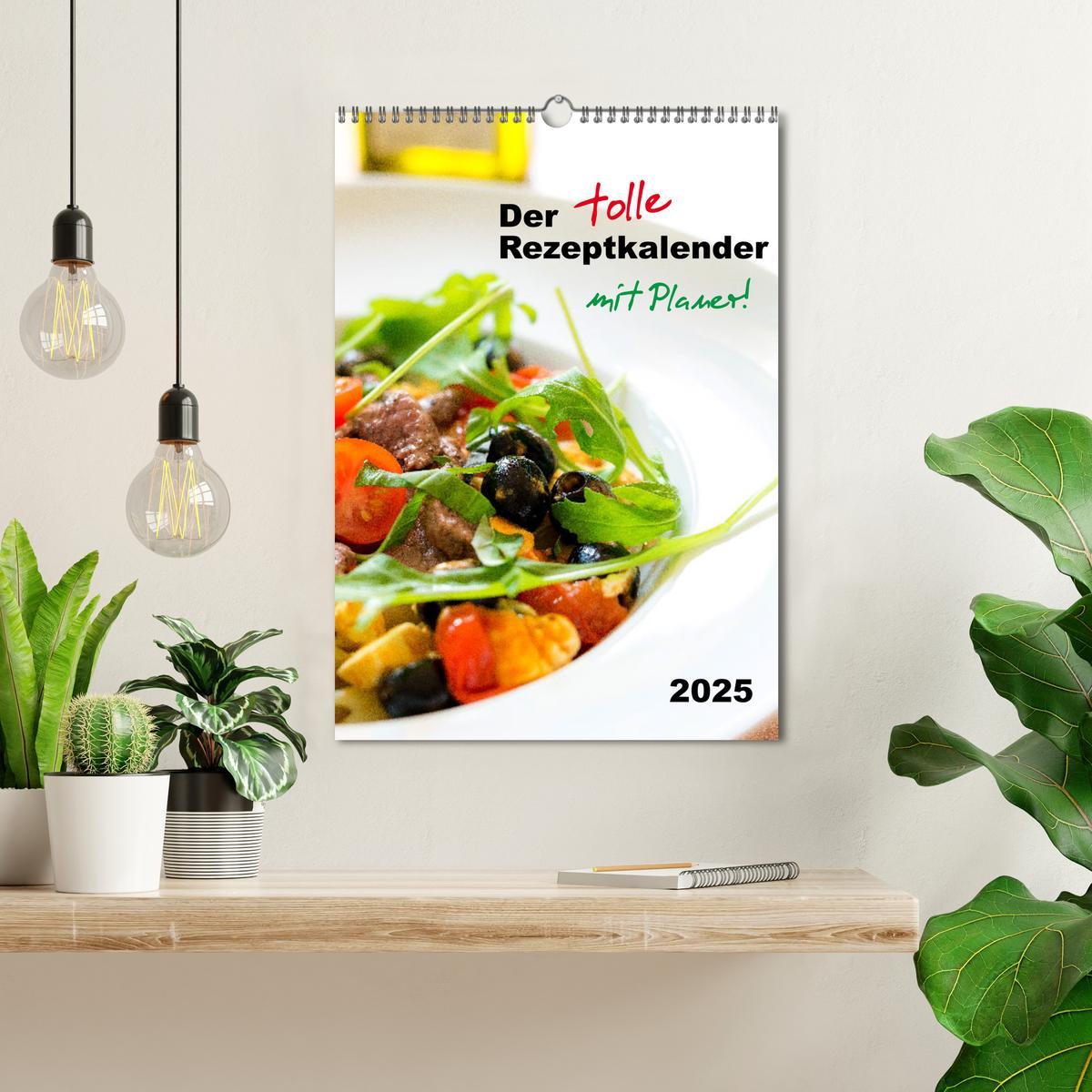 Bild: 9783435932016 | Der tolle Rezeptkalender (Wandkalender 2025 DIN A3 hoch), CALVENDO...