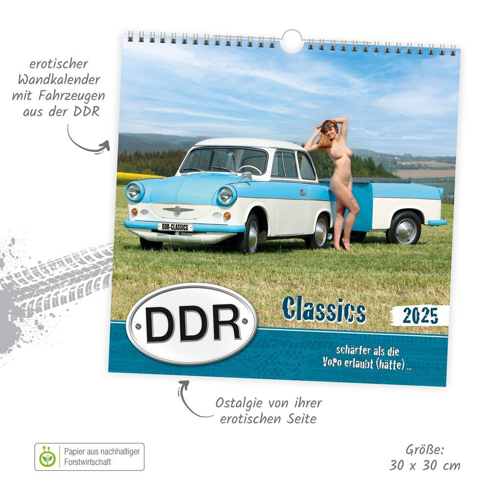 Bild: 9783988022103 | Trötsch Erotikkalender DDR Classics 2025 | KG | Kalender | 24 S.