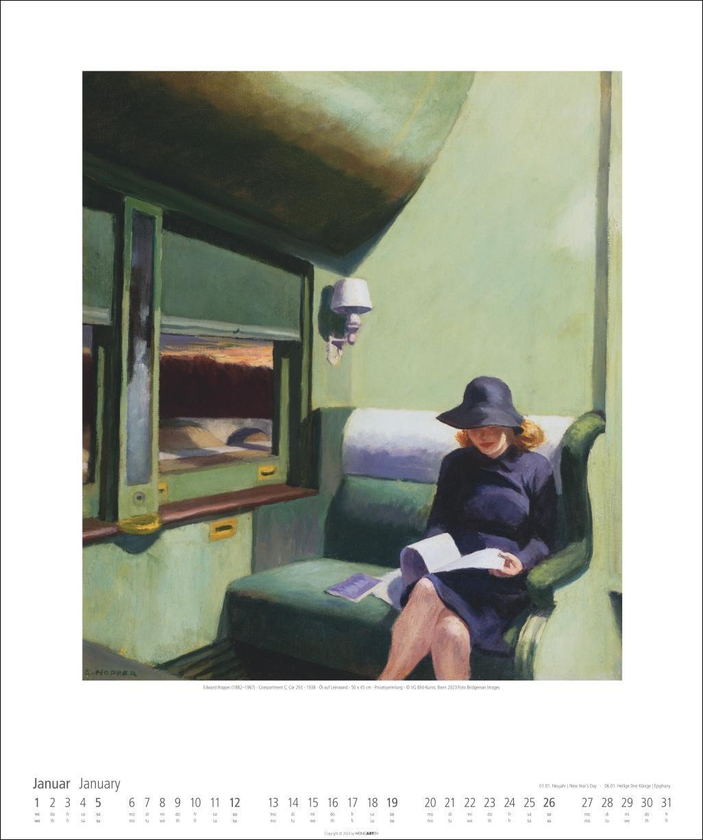 Bild: 9783839900154 | Edward Hopper Kalender 2025 | Kalender | Spiralbindung | 14 S. | 2025