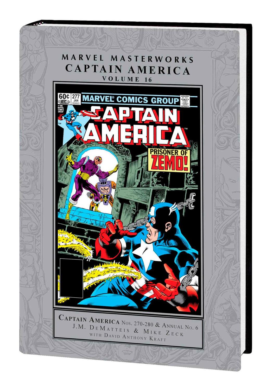 Cover: 9781302955212 | Marvel Masterworks: Captain America Vol. 16 | J. M. Dematteis | Buch