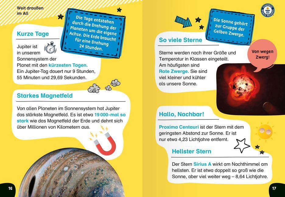 Bild: 9783473463275 | Guinness World Records für Erstleser - Weltraum (Rekordebuch zum...